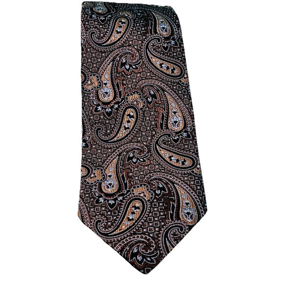 JZ Richards Other - J.Z. Richards Men’s Silk Tie Made In USA Brown Multicolor Paisley New 3.5x60”